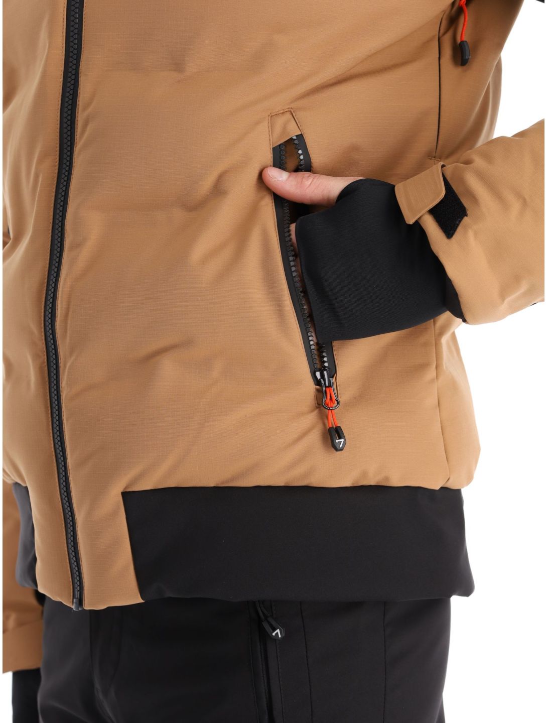 Degre7, Bommy ski jacket men Terre brown 