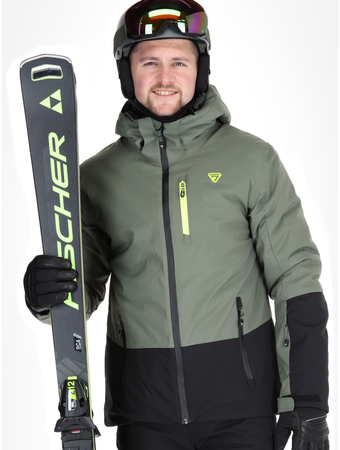 Degre7, Minar ski jacket men Lichen green 