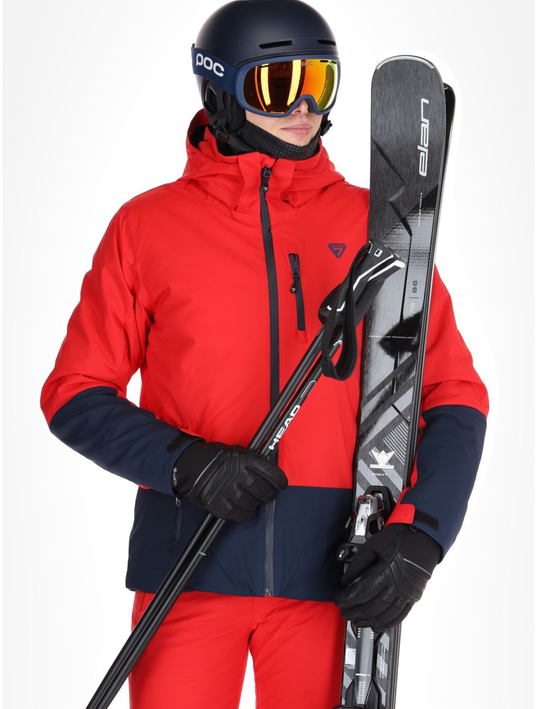 Degre7, Minar ski jacket men True Red red 