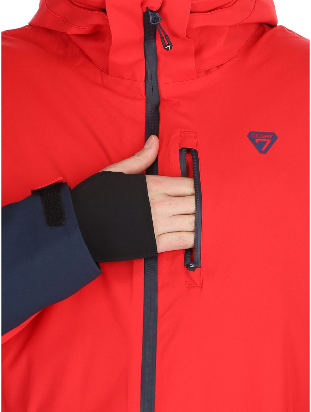 Degre7, Minar ski jacket men True Red red 