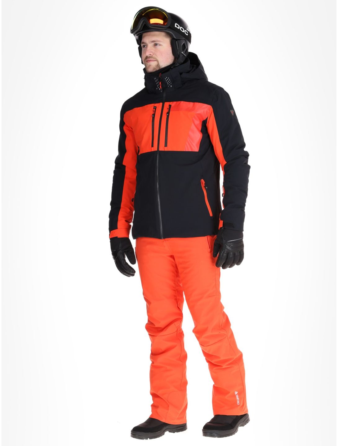 Degre7, Sivin ski jacket men Black red 