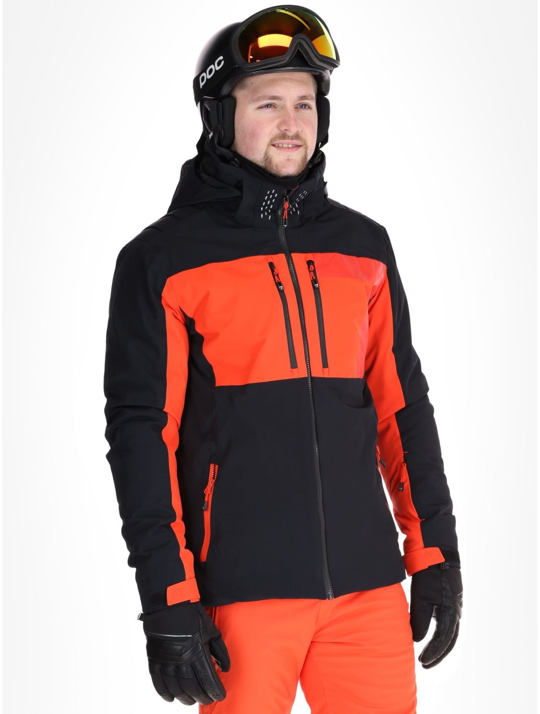 Degre7, Sivin ski jacket men Black red 