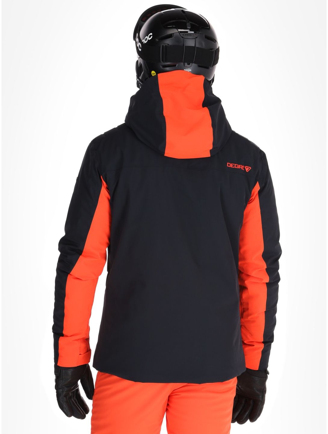 Degre7, Sivin ski jacket men Black red 