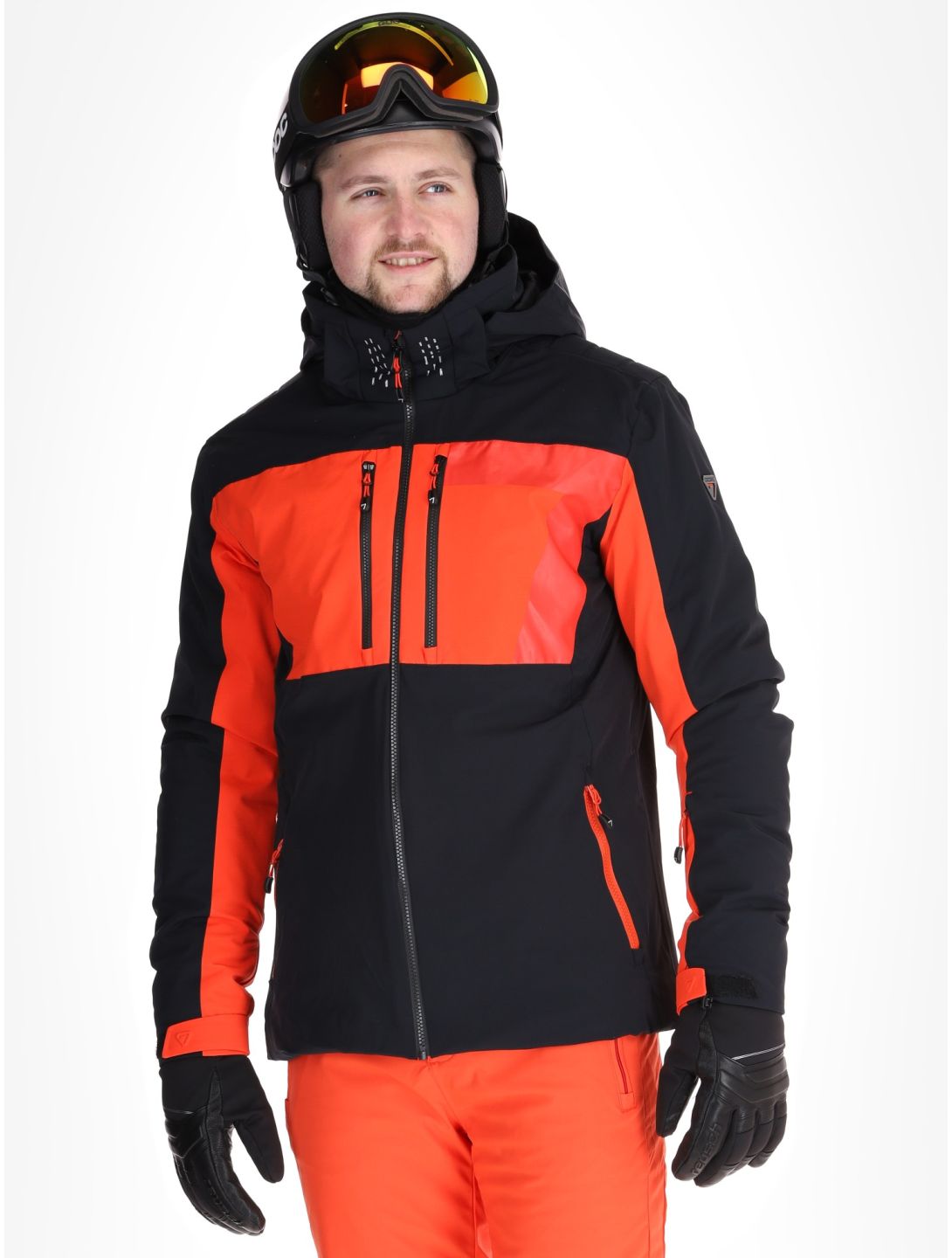 Degre7, Sivin ski jacket men Black red 