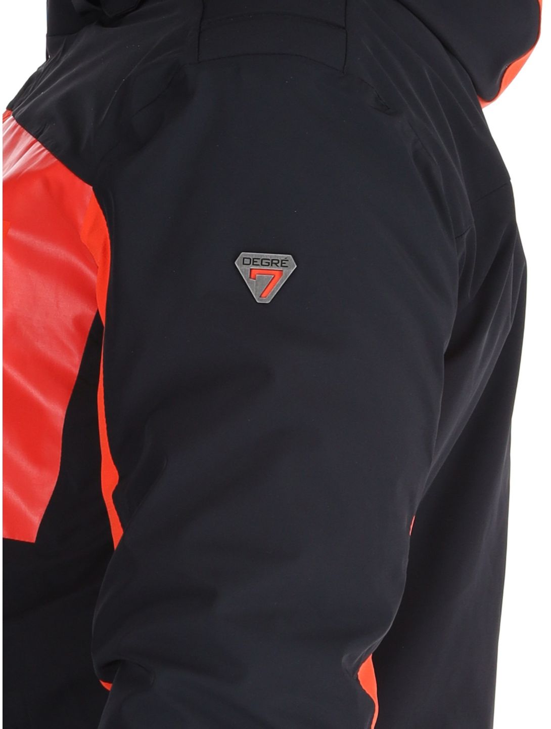 Degre7, Sivin ski jacket men Black red 