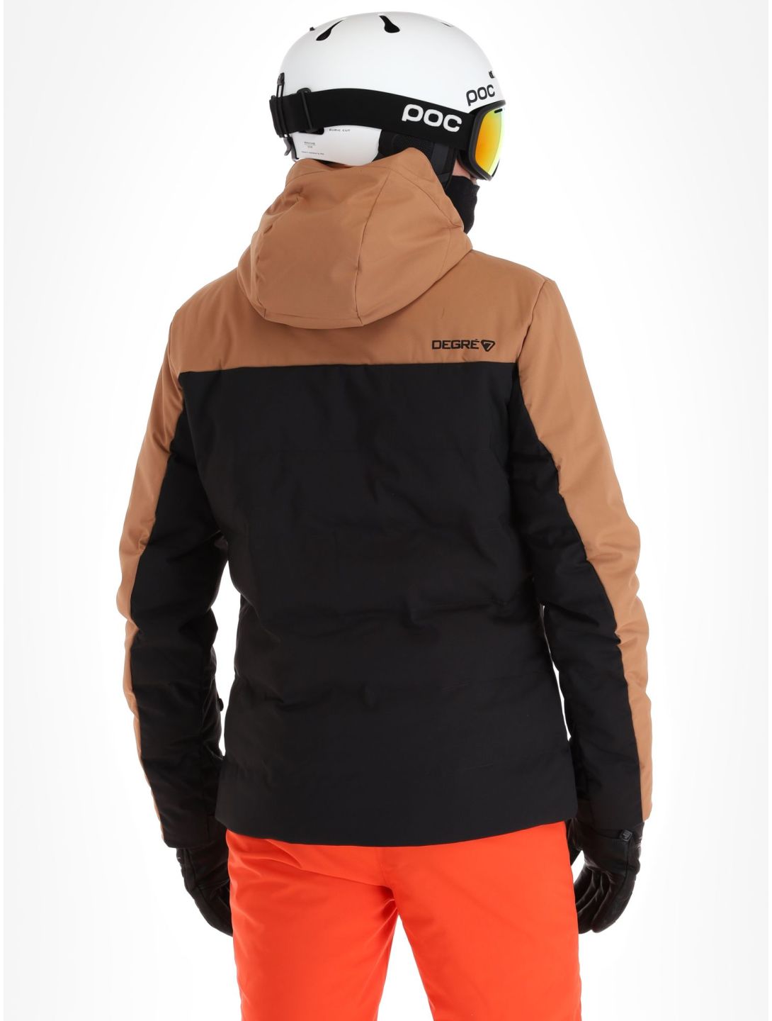 Degre7, Ubay ski jacket men Terre black, white 