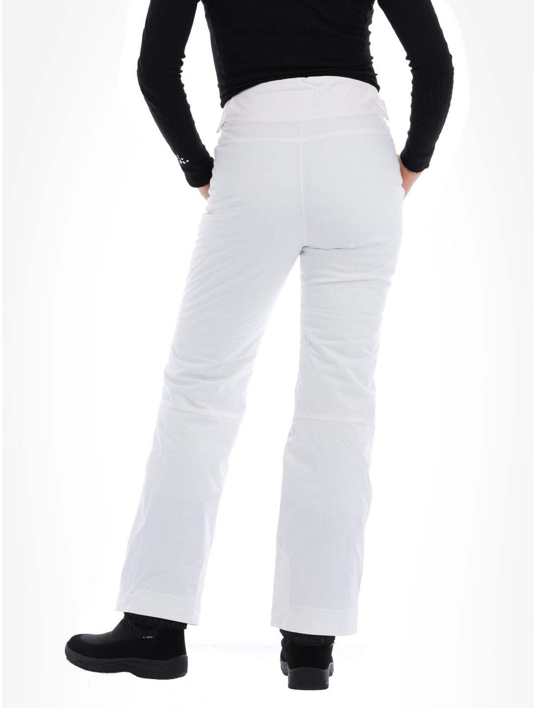 Degre7, Valgau softshell ski pants women White white 