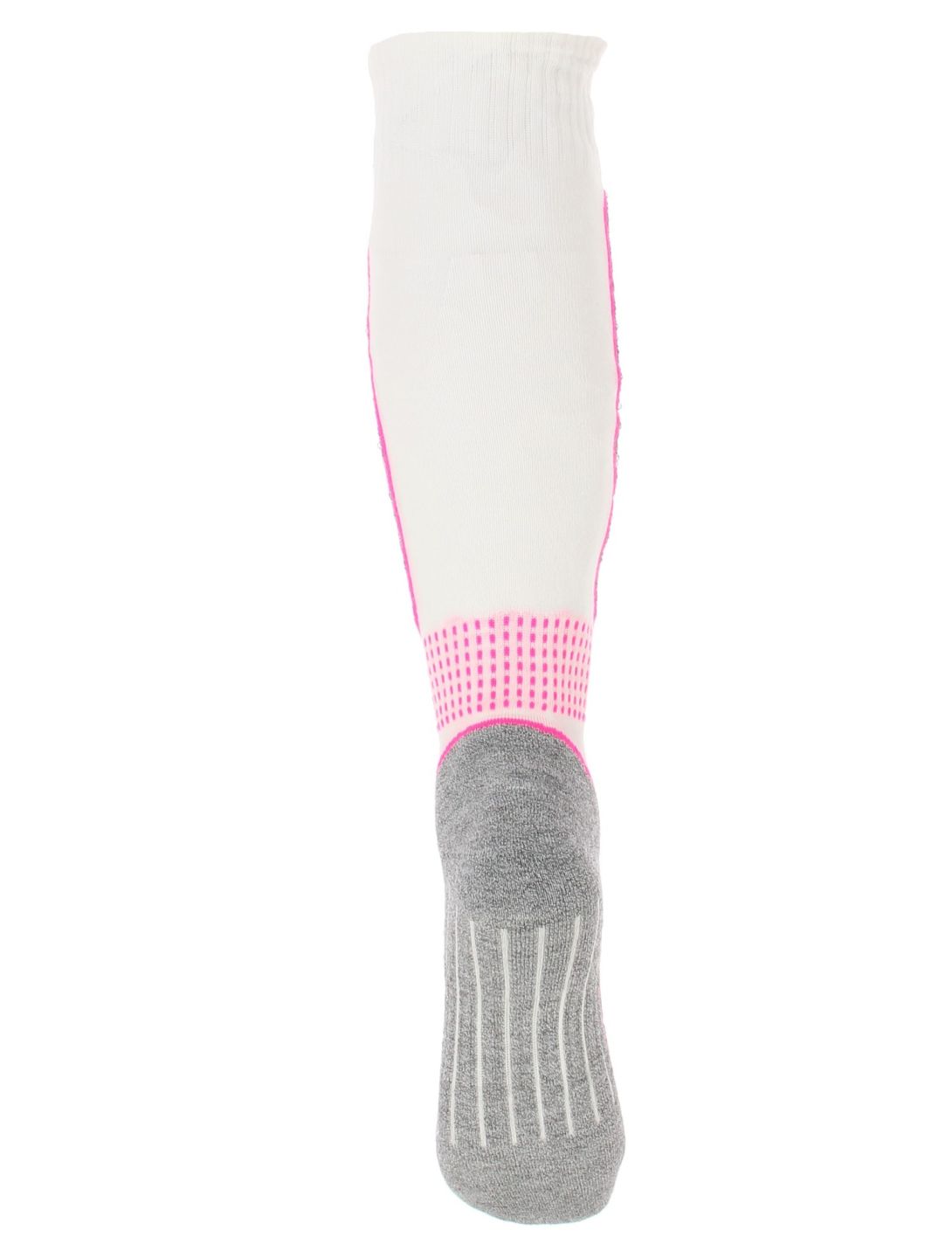 Deluni, Gaia ski socks unisex White With Lila Stripes white 