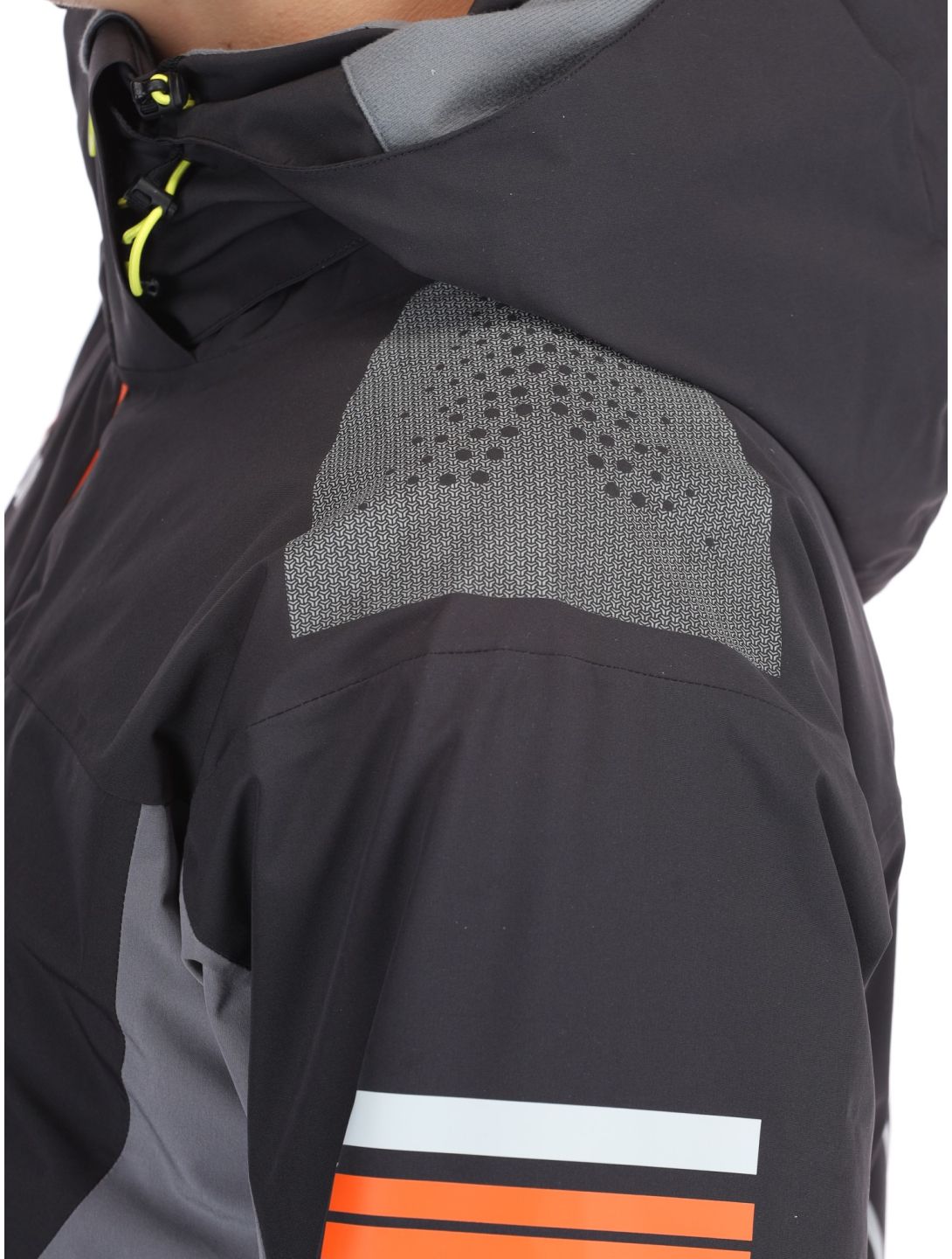 Deluni, Challenger 4 ski jacket men Black / Anthracite black, grey 