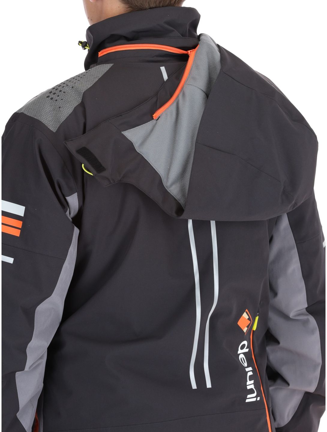 Deluni, Challenger 4 ski jacket men Black / Anthracite black, grey 