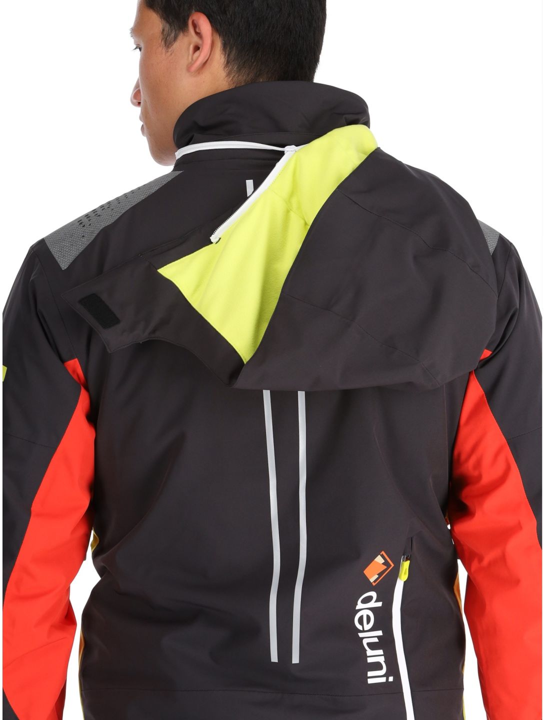 Deluni, Challenger 4 ski jacket men Black/ Red black, red 