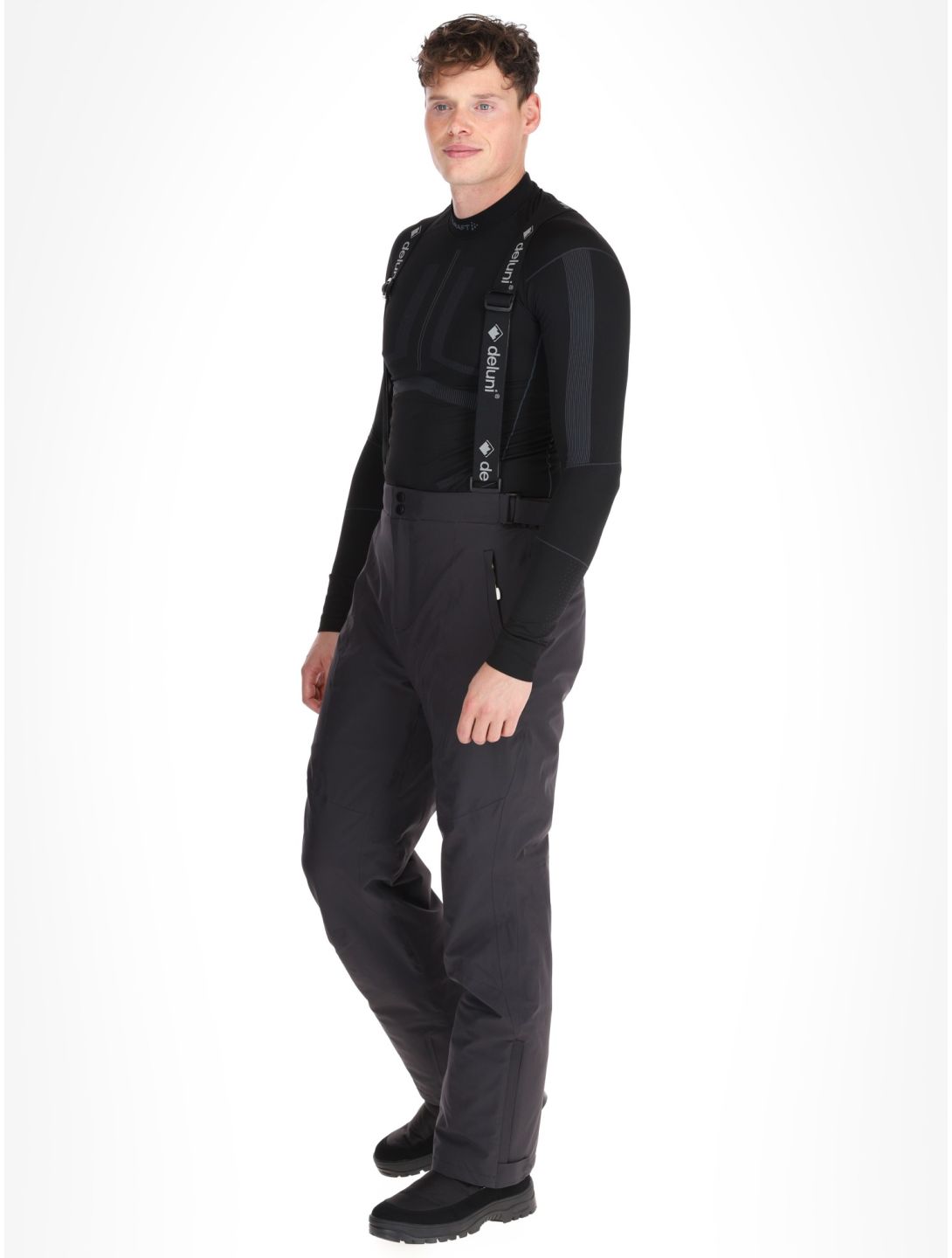 Deluni, Challenger 4 ski pants men Black black 