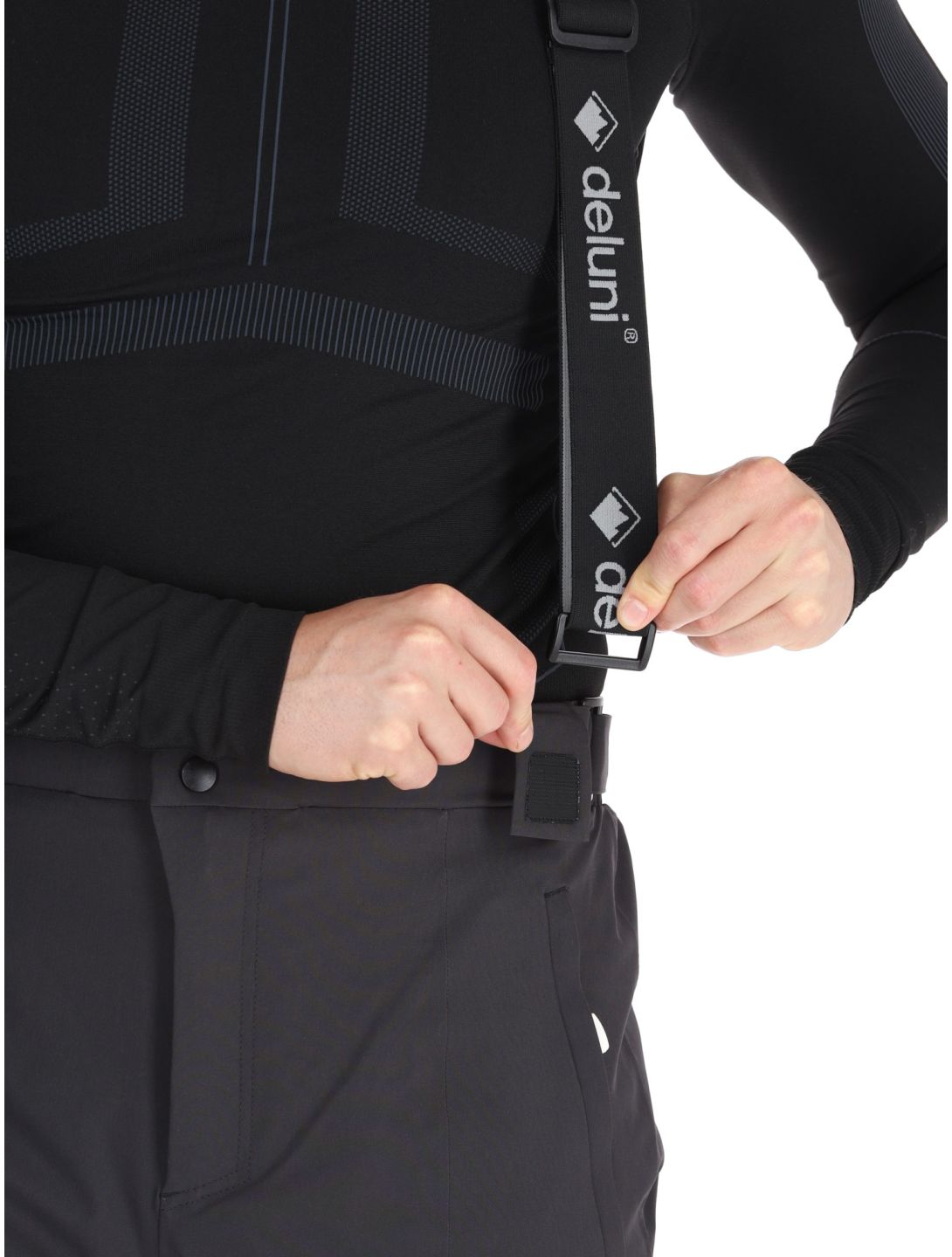 Deluni, Challenger 4 ski pants men Black black 