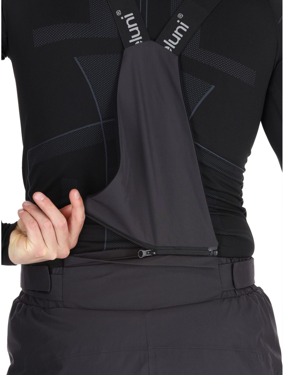 Deluni, Challenger 4 ski pants men Black black 