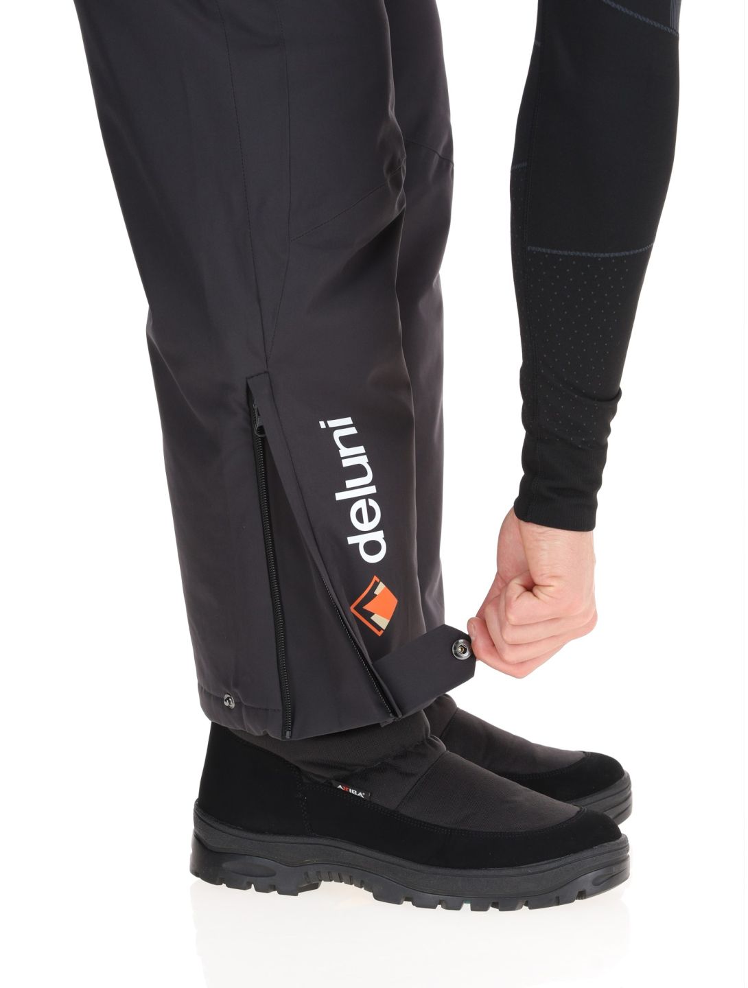 Deluni, Challenger 4 ski pants men Black black 