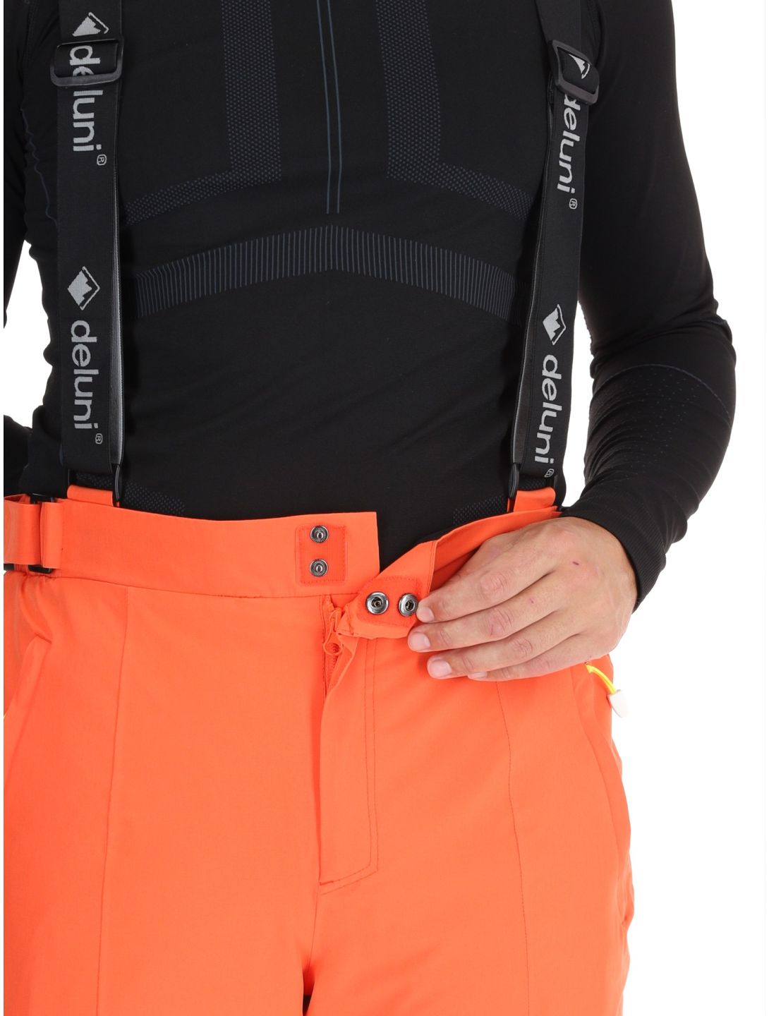 Deluni, Challenger 4 ski pants men Orange orange 