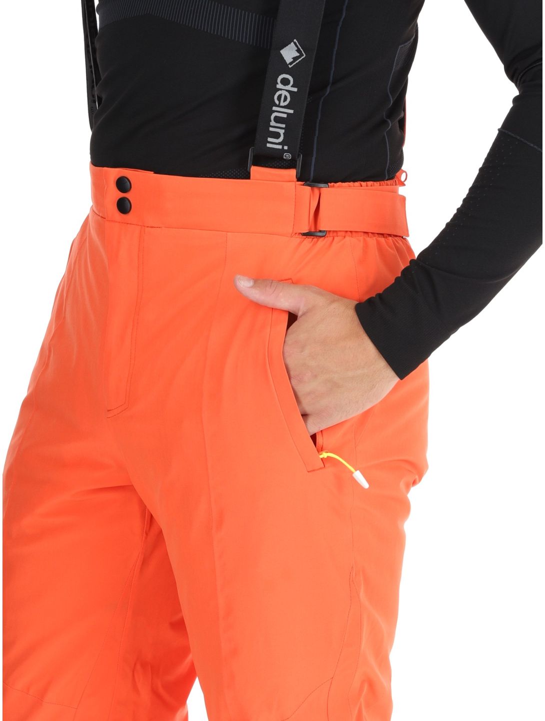 Deluni, Challenger 4 ski pants men Orange orange 