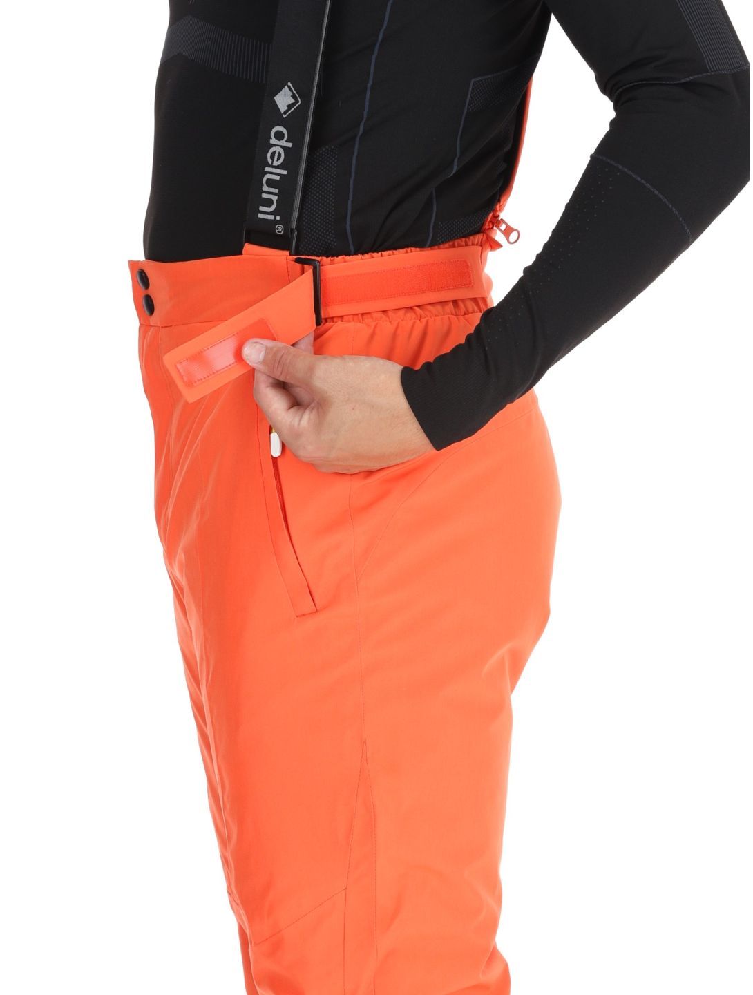 Deluni, Challenger 4 ski pants men Orange orange 