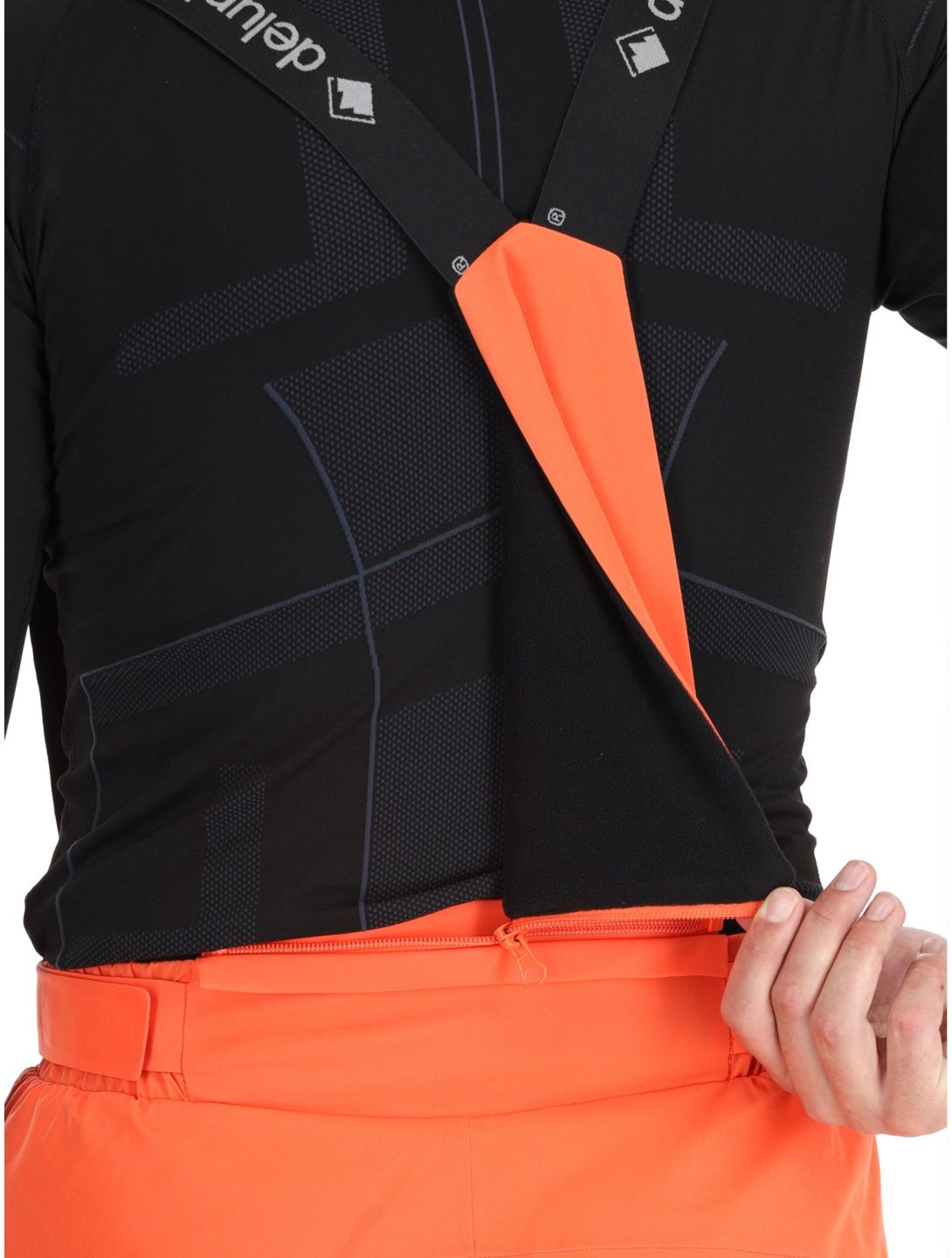 Deluni, Challenger 4 ski pants men Orange orange 