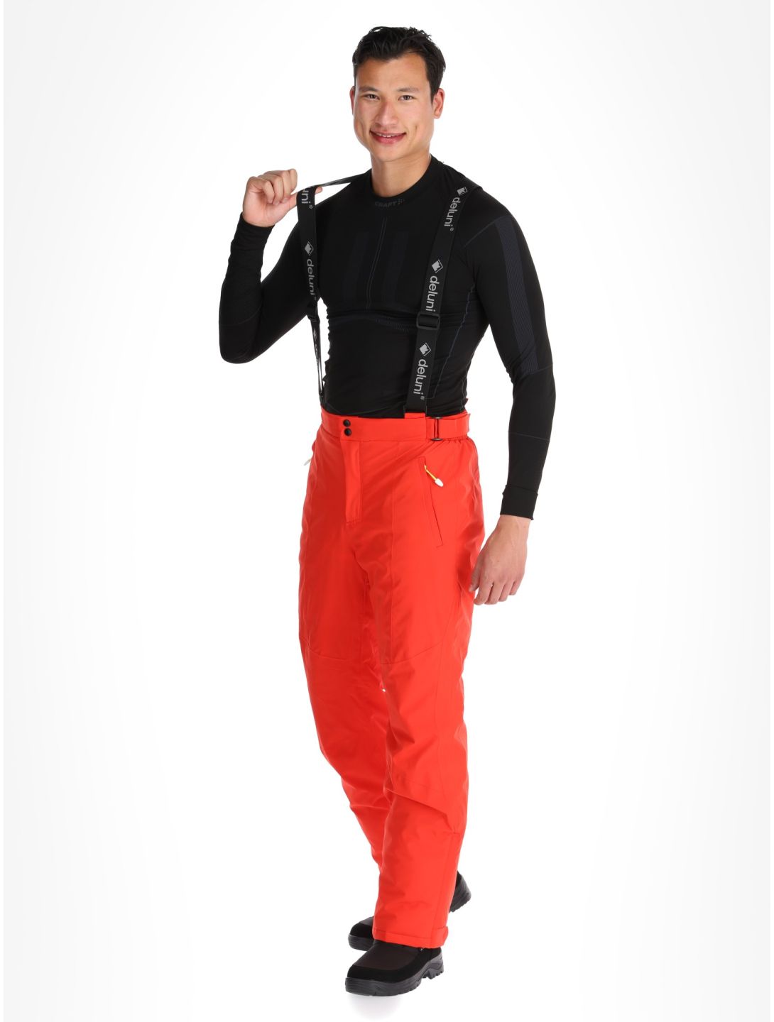 Deluni, Challenger 4 ski pants men Red red 