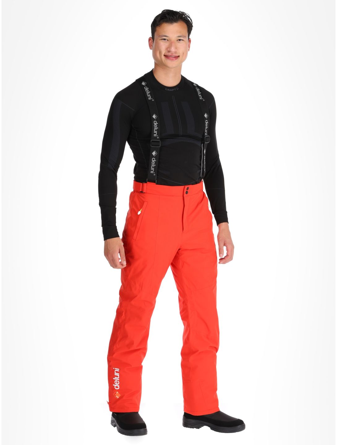 Deluni, Challenger 4 ski pants men Red red 