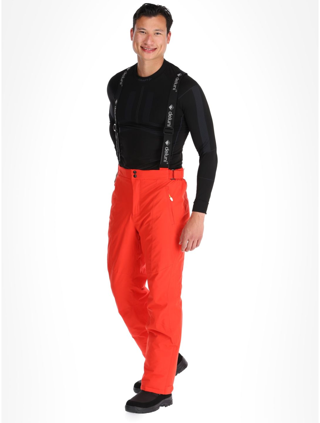 Deluni, Challenger 4 ski pants men Red red 