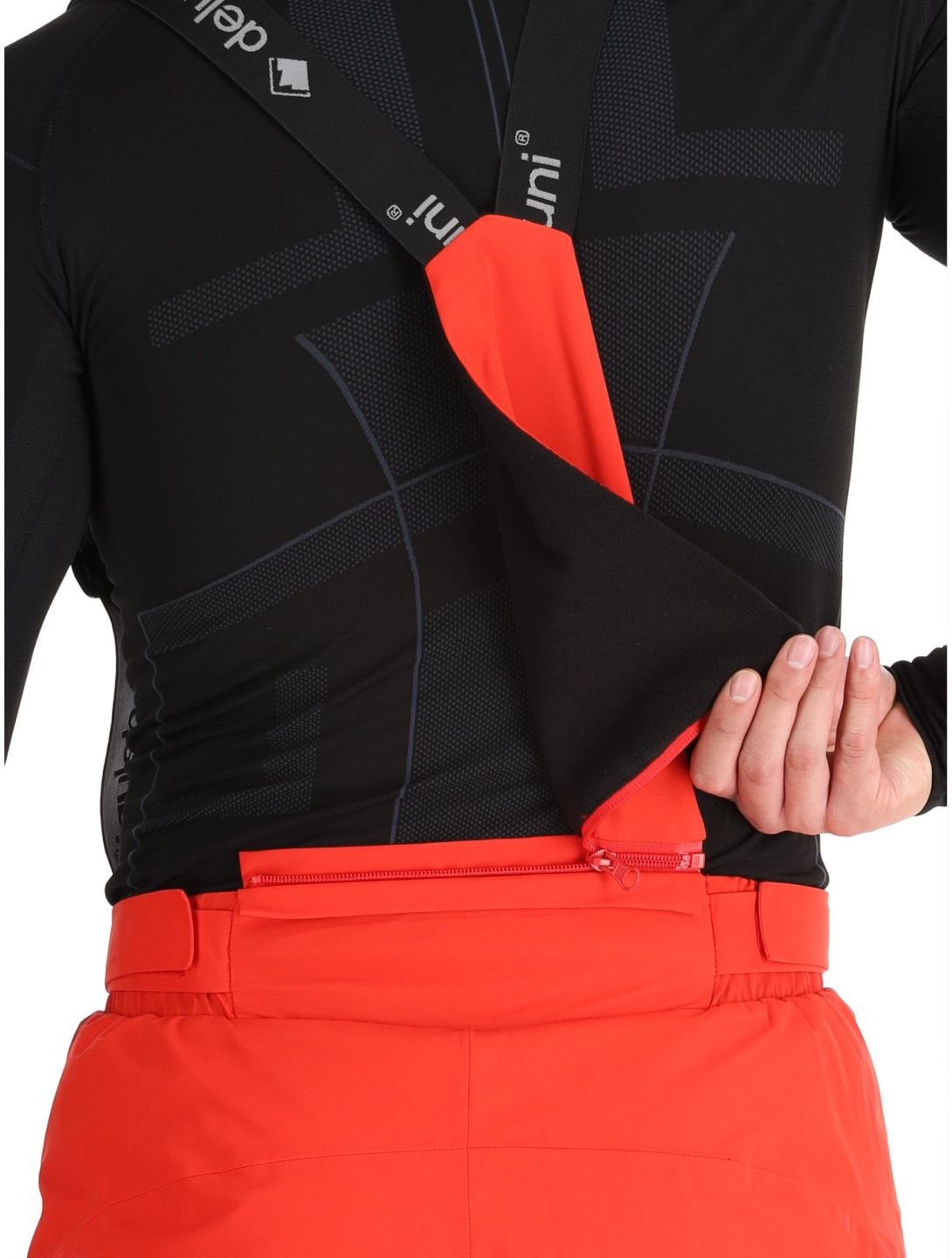 Deluni, Challenger 4 ski pants men Red red 