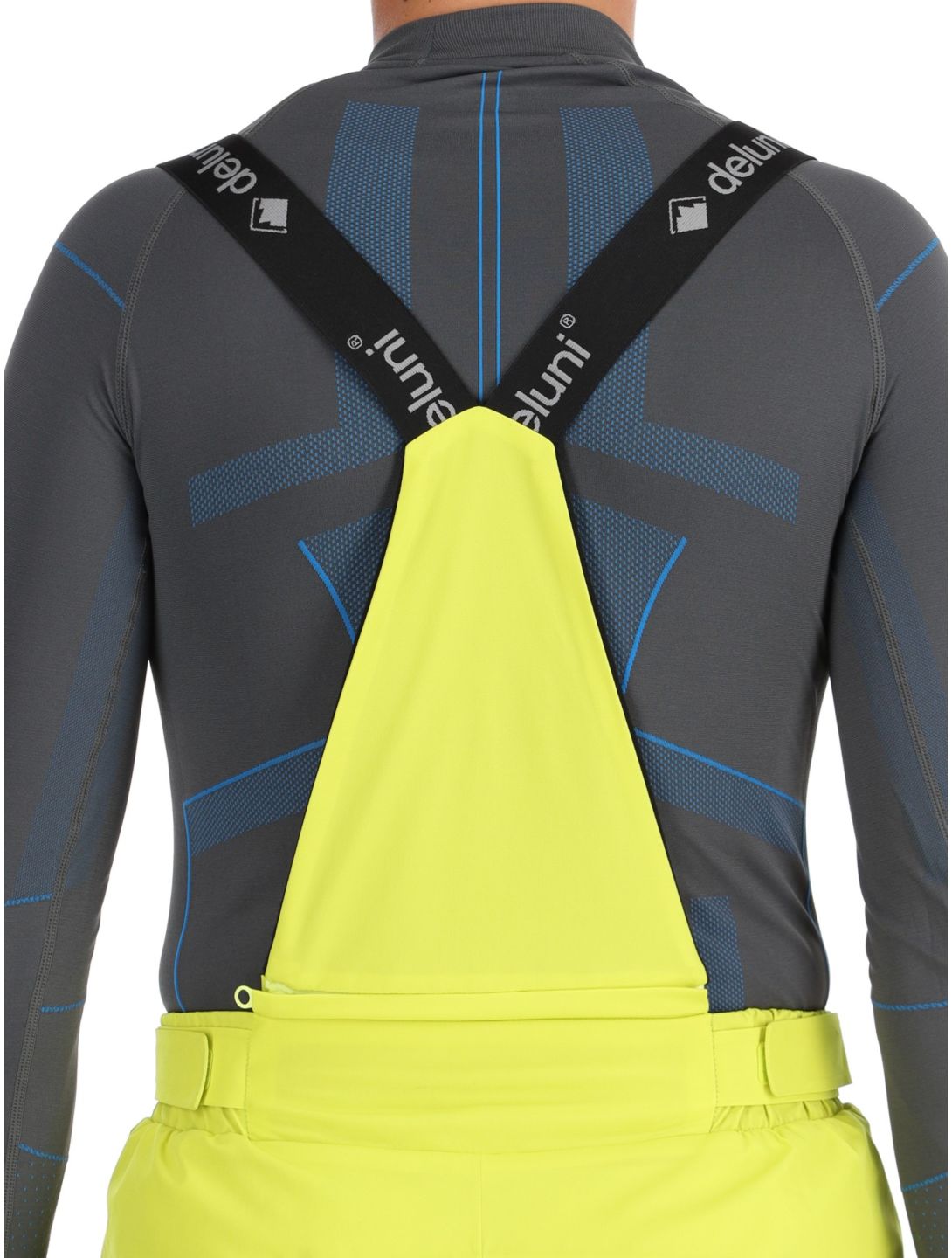 Deluni, Challenger 4 ski pants men Yellow Lime yellow 