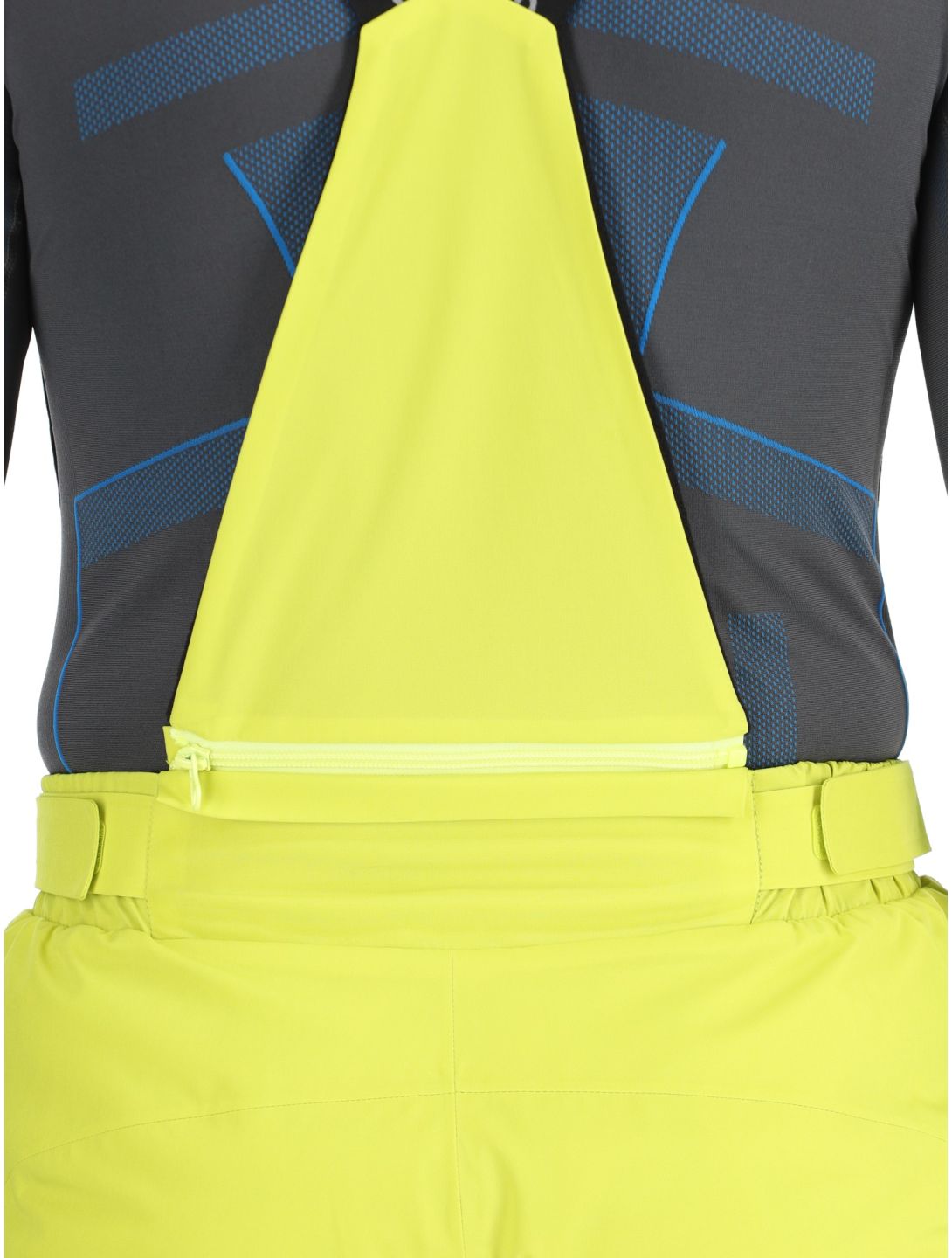 Deluni, Challenger 4 ski pants men Yellow Lime yellow 