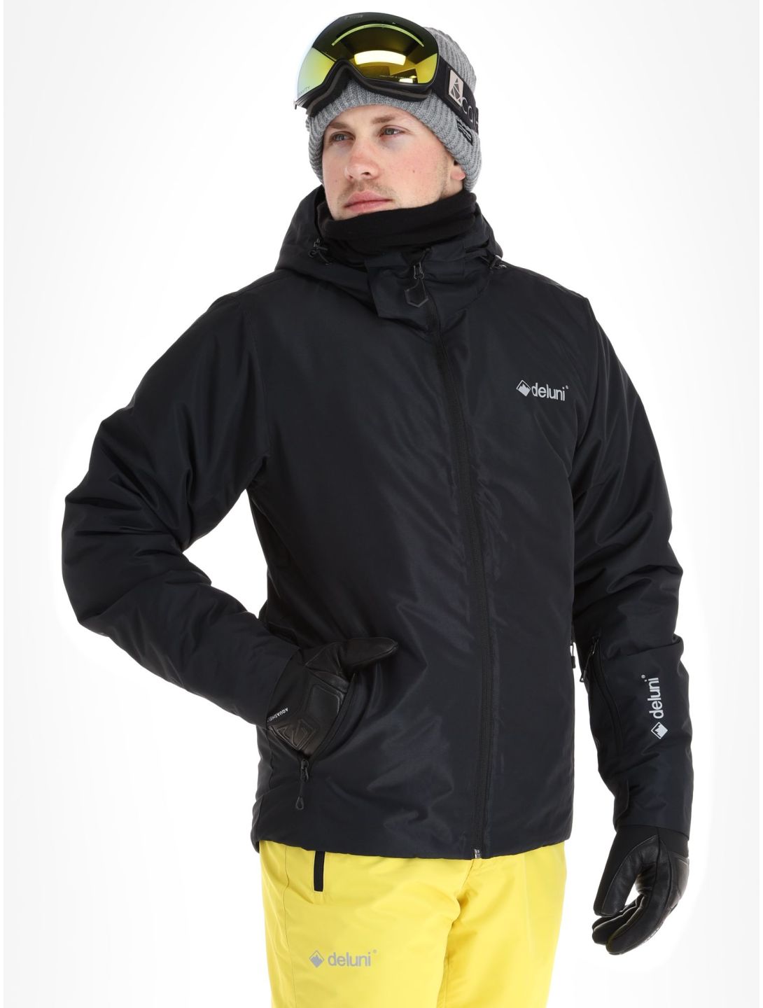 Deluni, Icerocker Pure ski jacket men Black black 