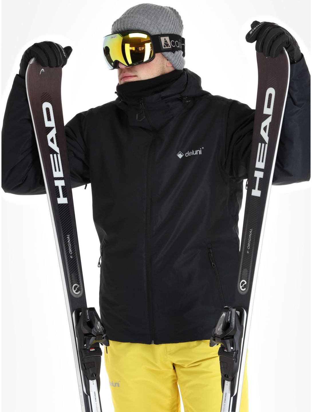 Deluni, Icerocker Pure ski jacket men Black black 