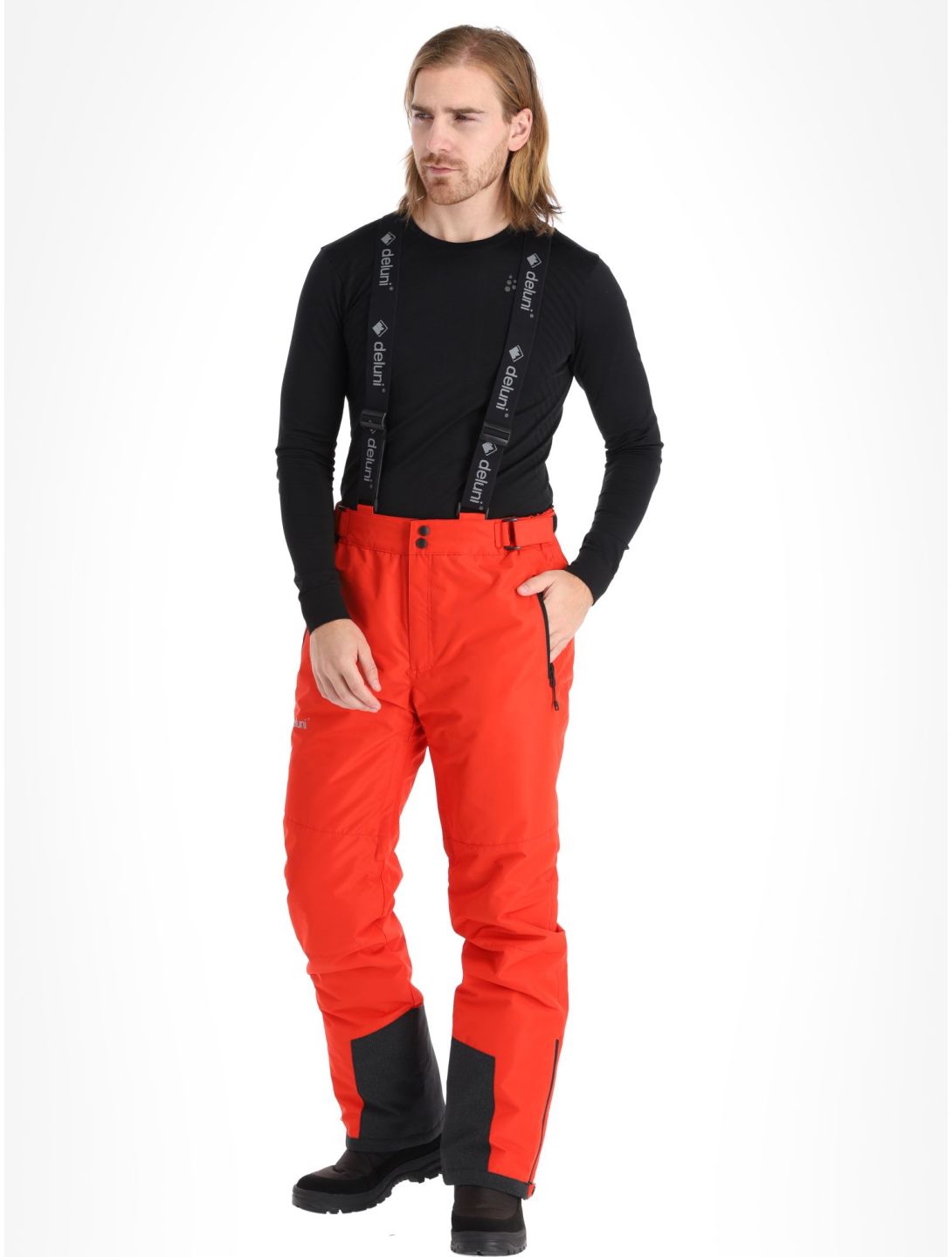 Deluni, Icerocker Pure ski pants men Red red 