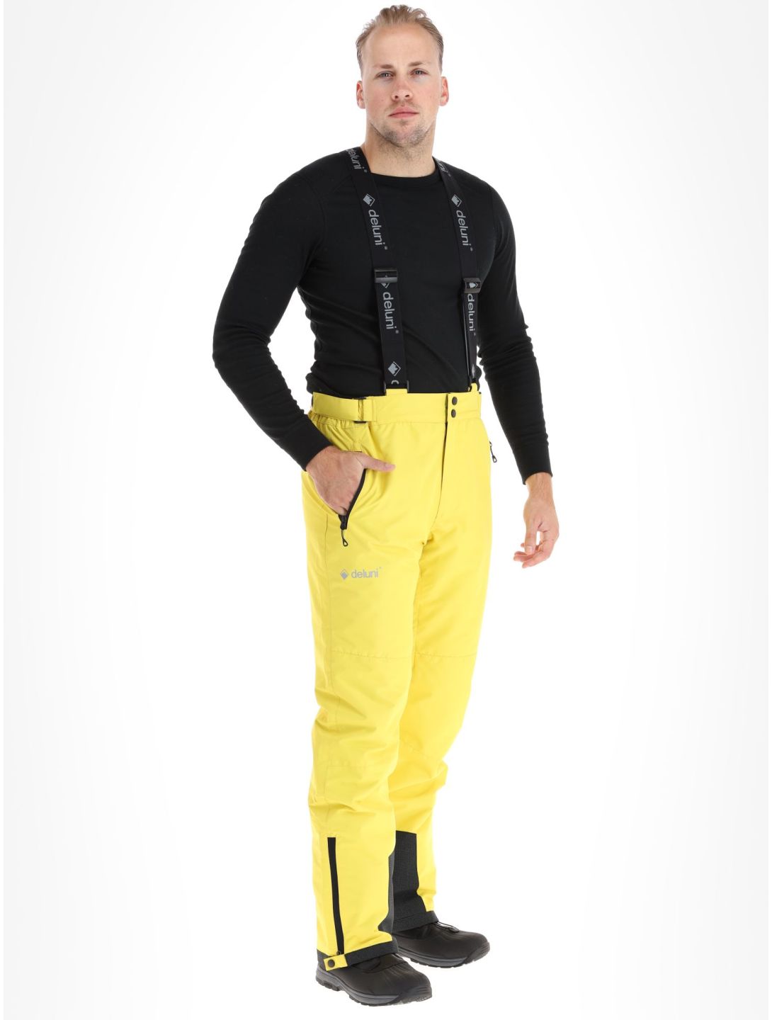 Deluni, Icerocker Pure ski pants men Yellow yellow 