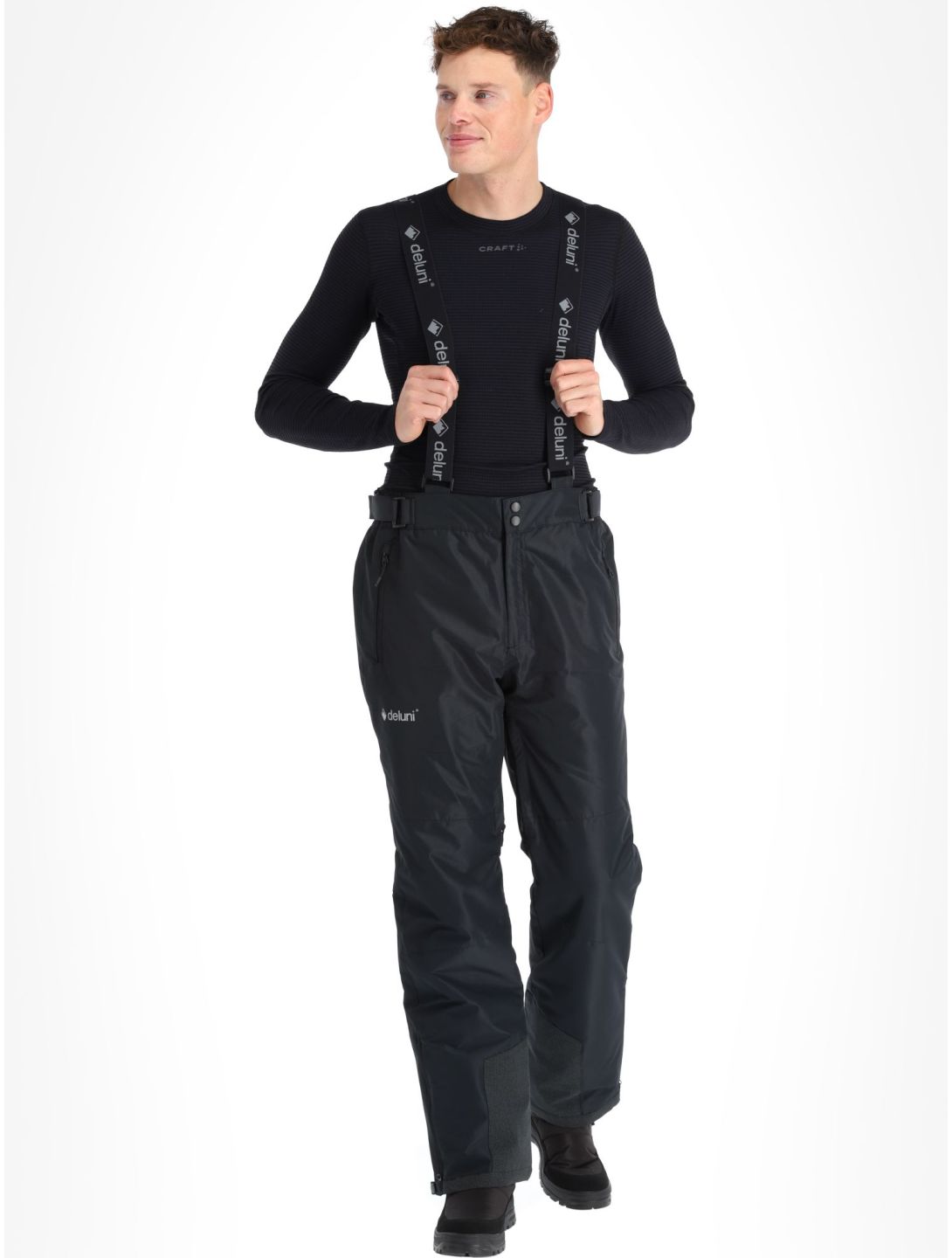 Deluni, Icerocker Pure ski pants men Black black 