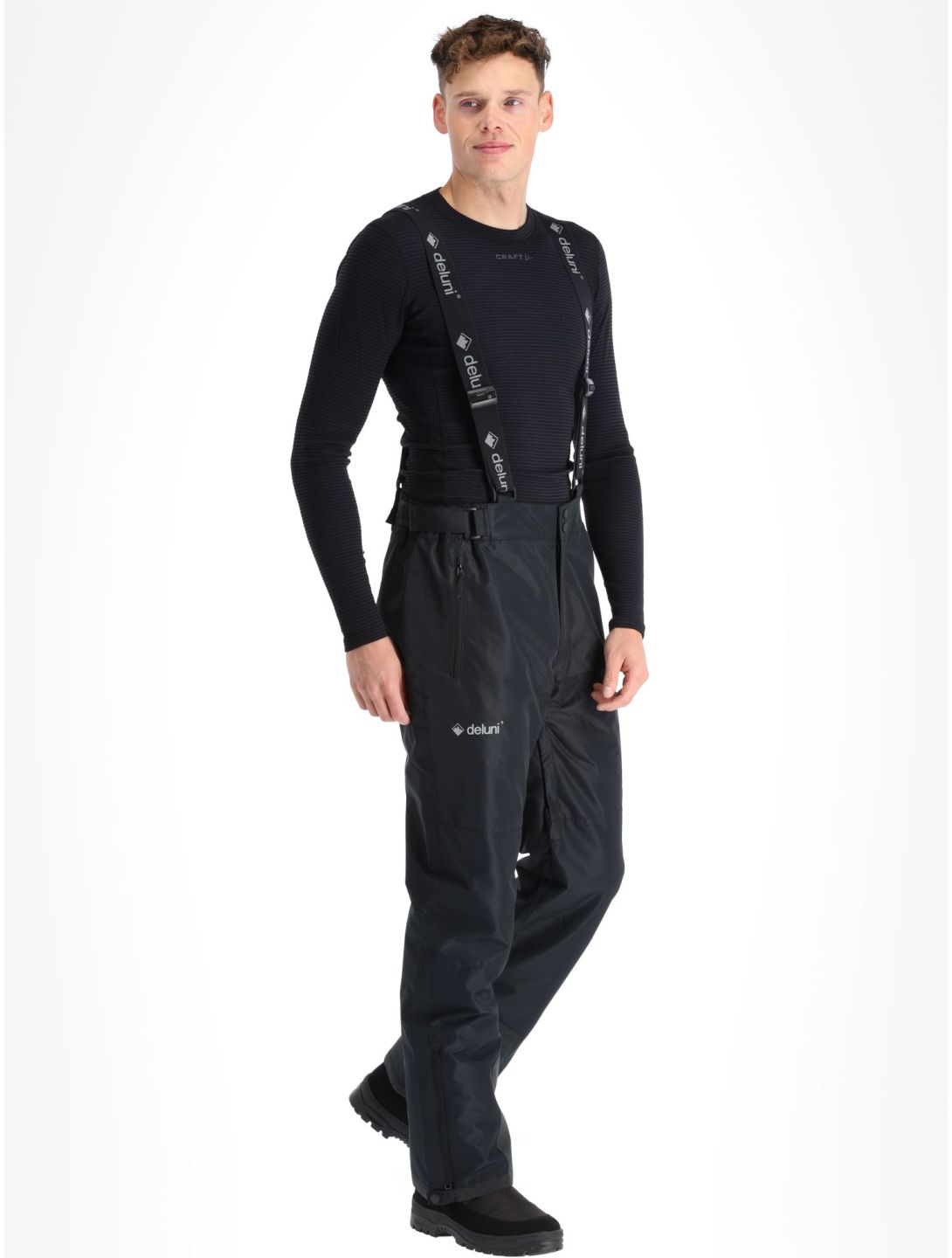 Deluni, Icerocker Pure ski pants men Black black 