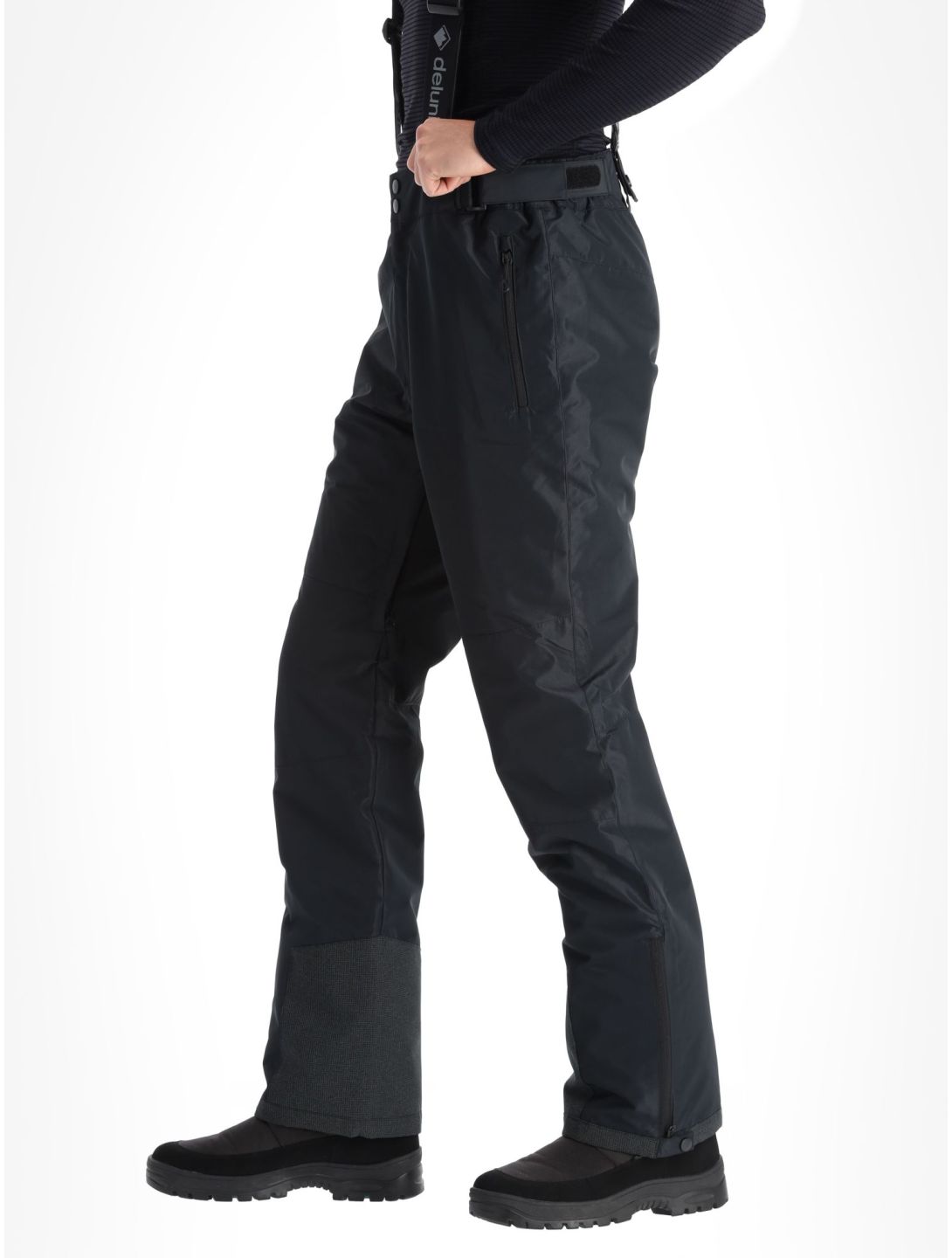 Deluni, Icerocker Pure ski pants men Black black 