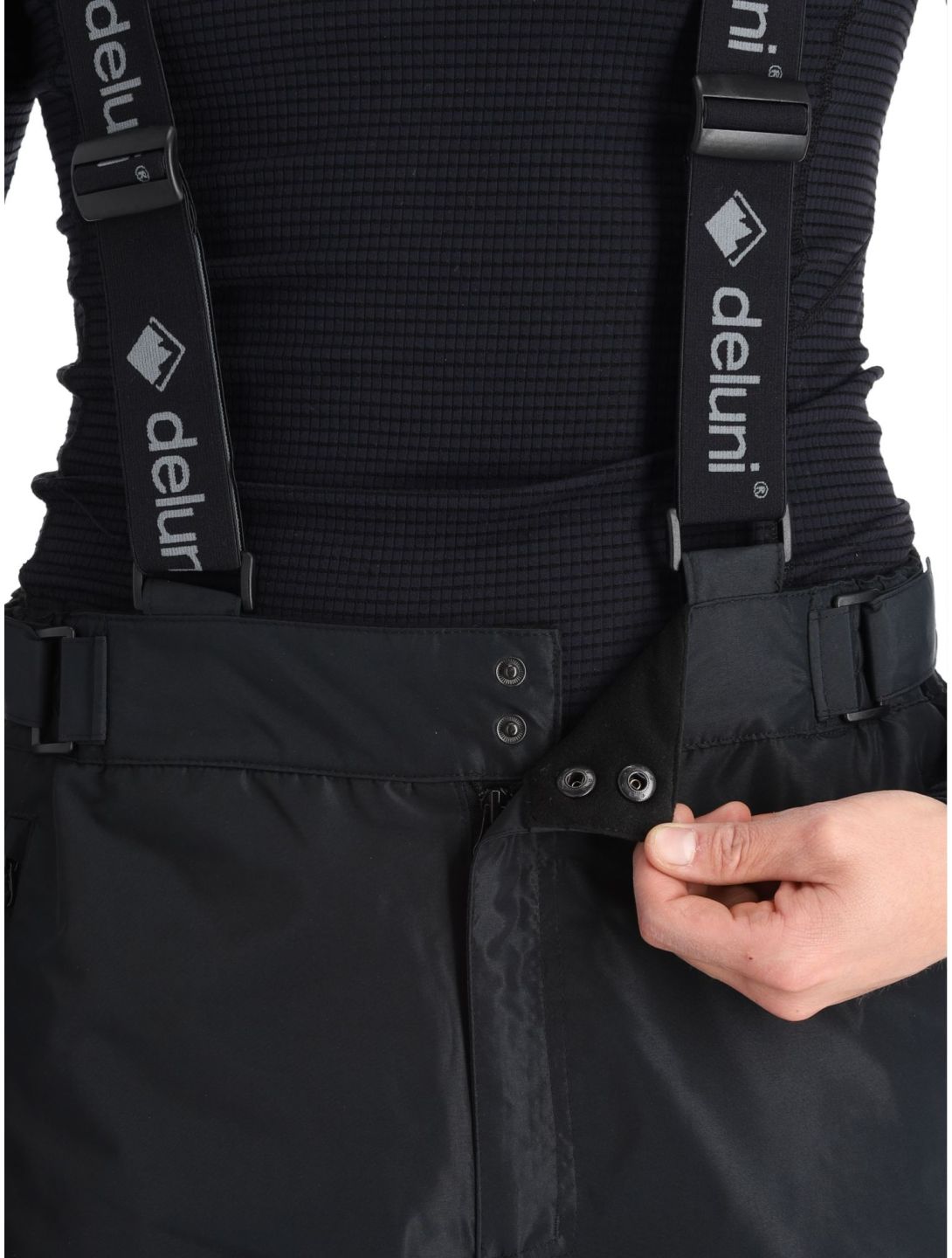 Deluni, Icerocker Pure ski pants men Black black 