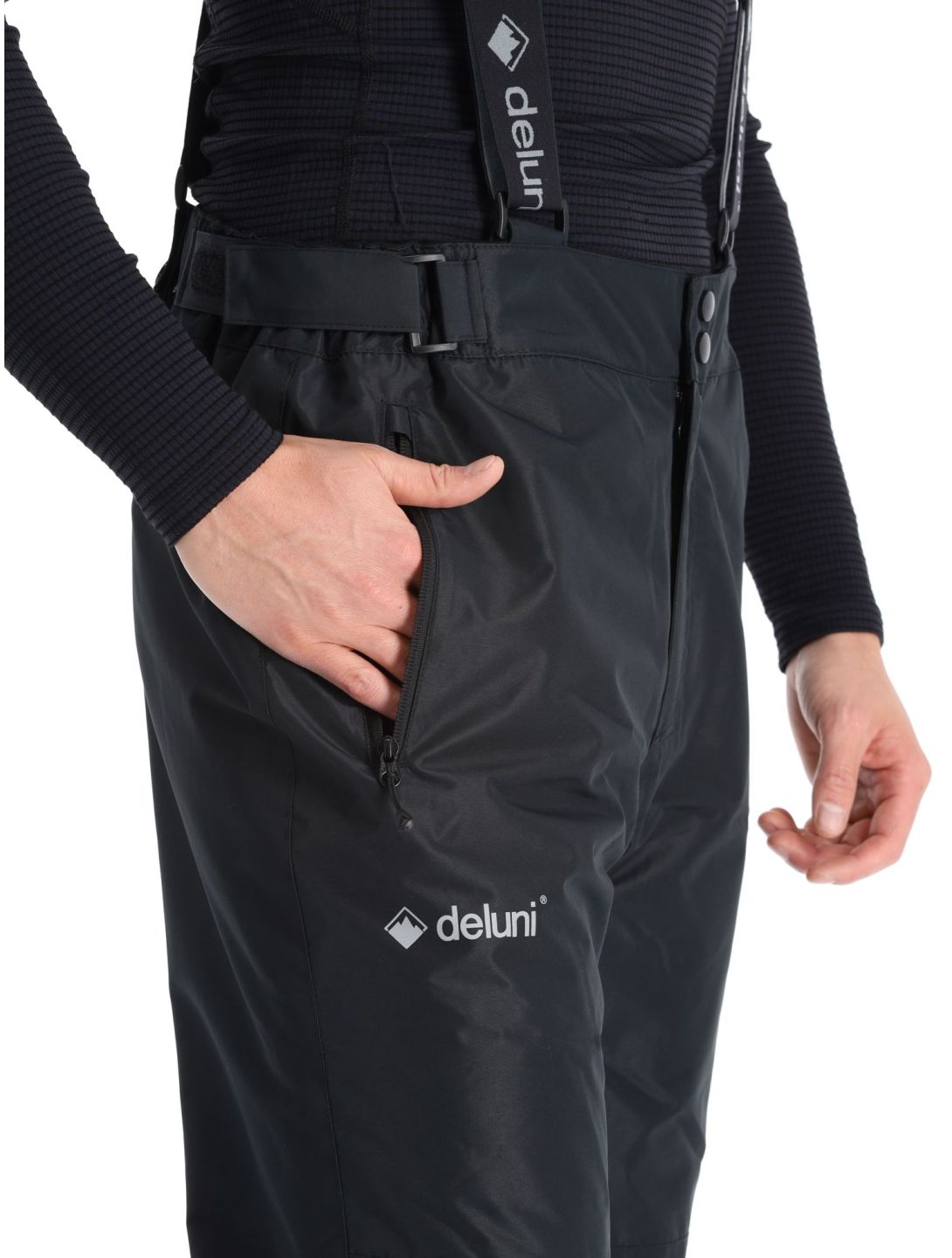 Deluni, Icerocker Pure ski pants men Black black 