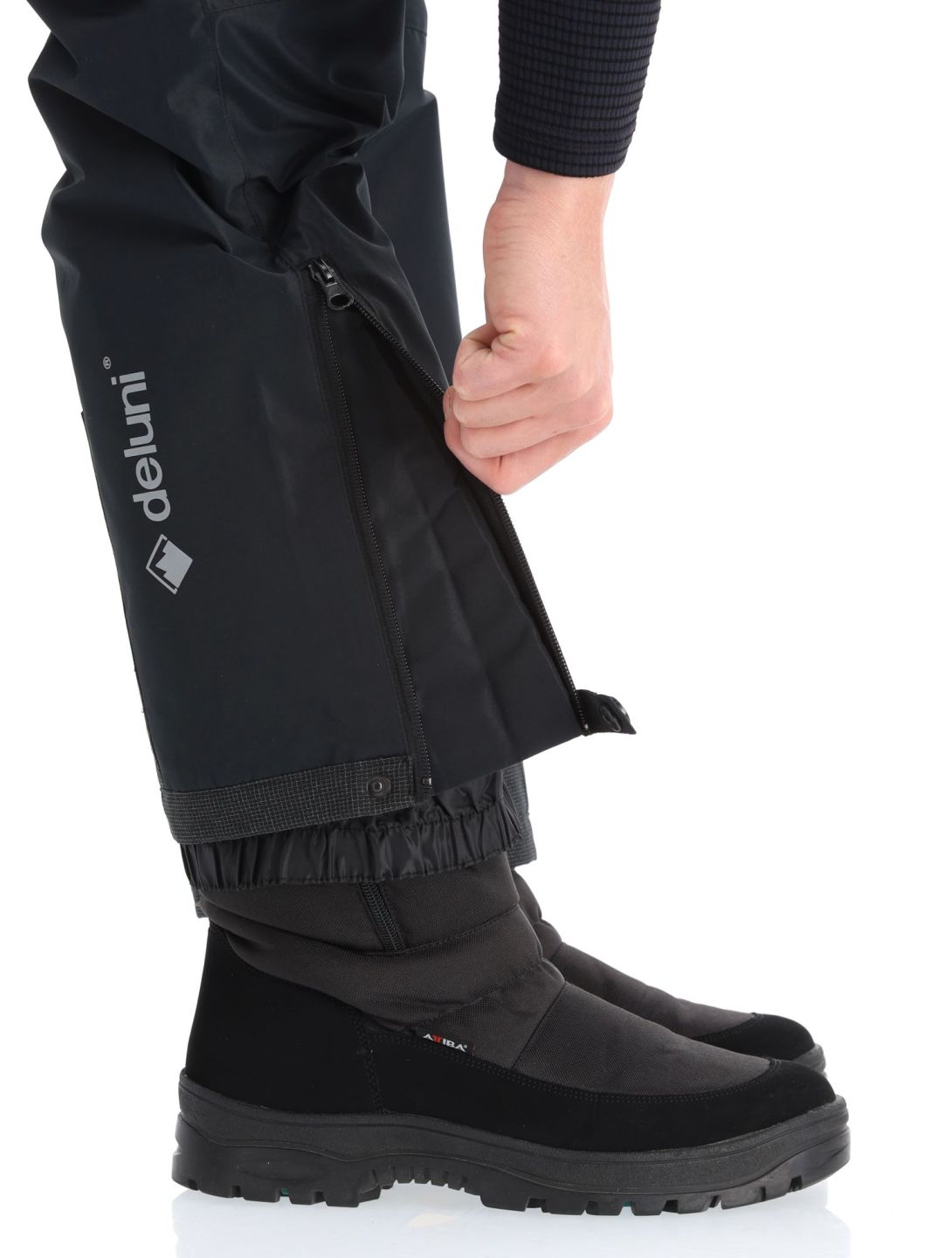 Deluni, Icerocker Pure ski pants men Black black 