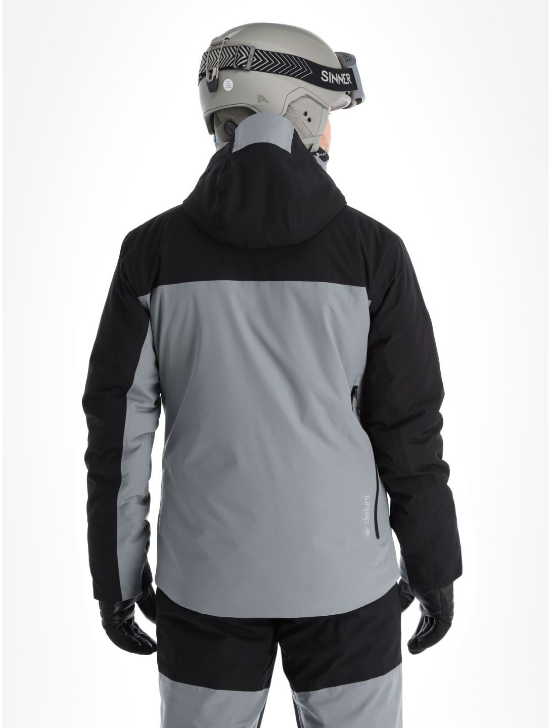 Deluni, Icerocker Pro ski jacket men Black / Dark Grey black, grey 