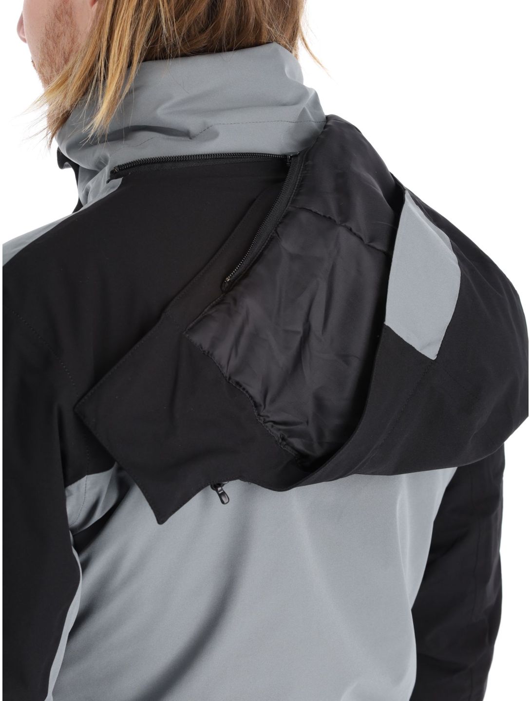 Deluni, Icerocker Pro ski jacket men Black / Dark Grey black, grey 