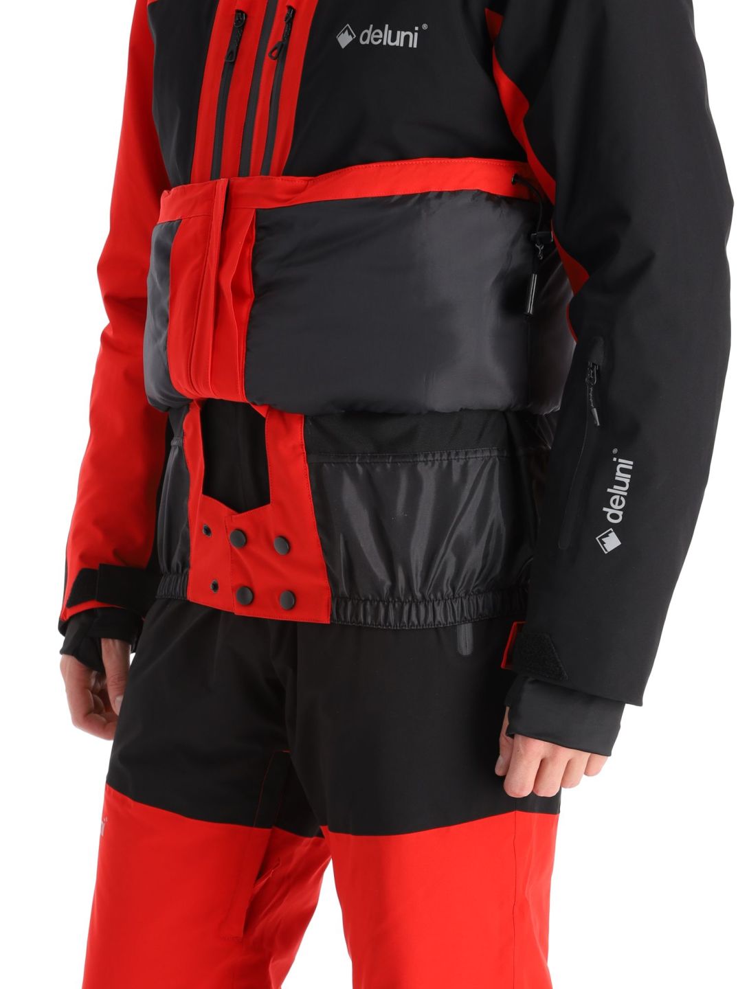 Deluni, Icerocker Pro ski jacket men Black / Red black, red 