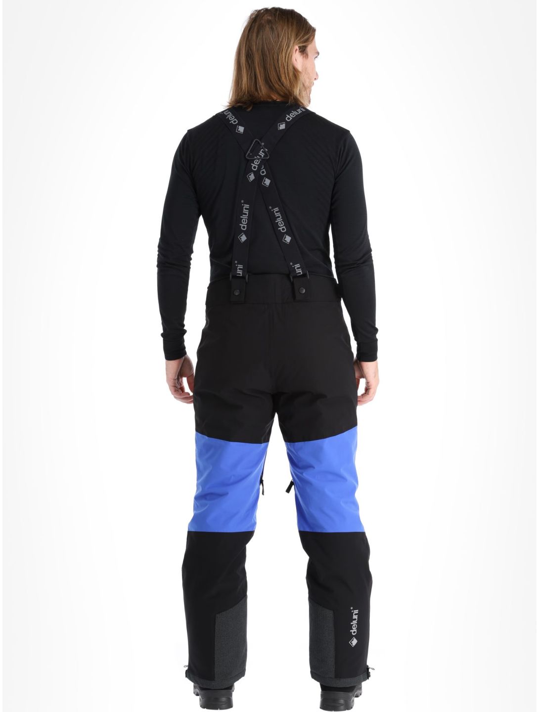 Deluni, Icerocker Pro ski pants men Black / Blue black, blue 