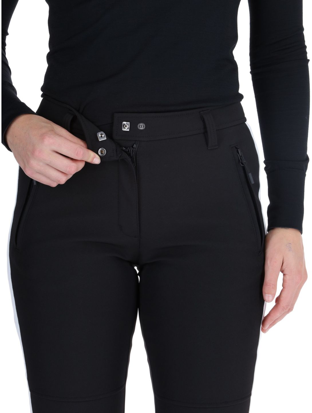 Deluni, Neva softshell ski pants women Black black 