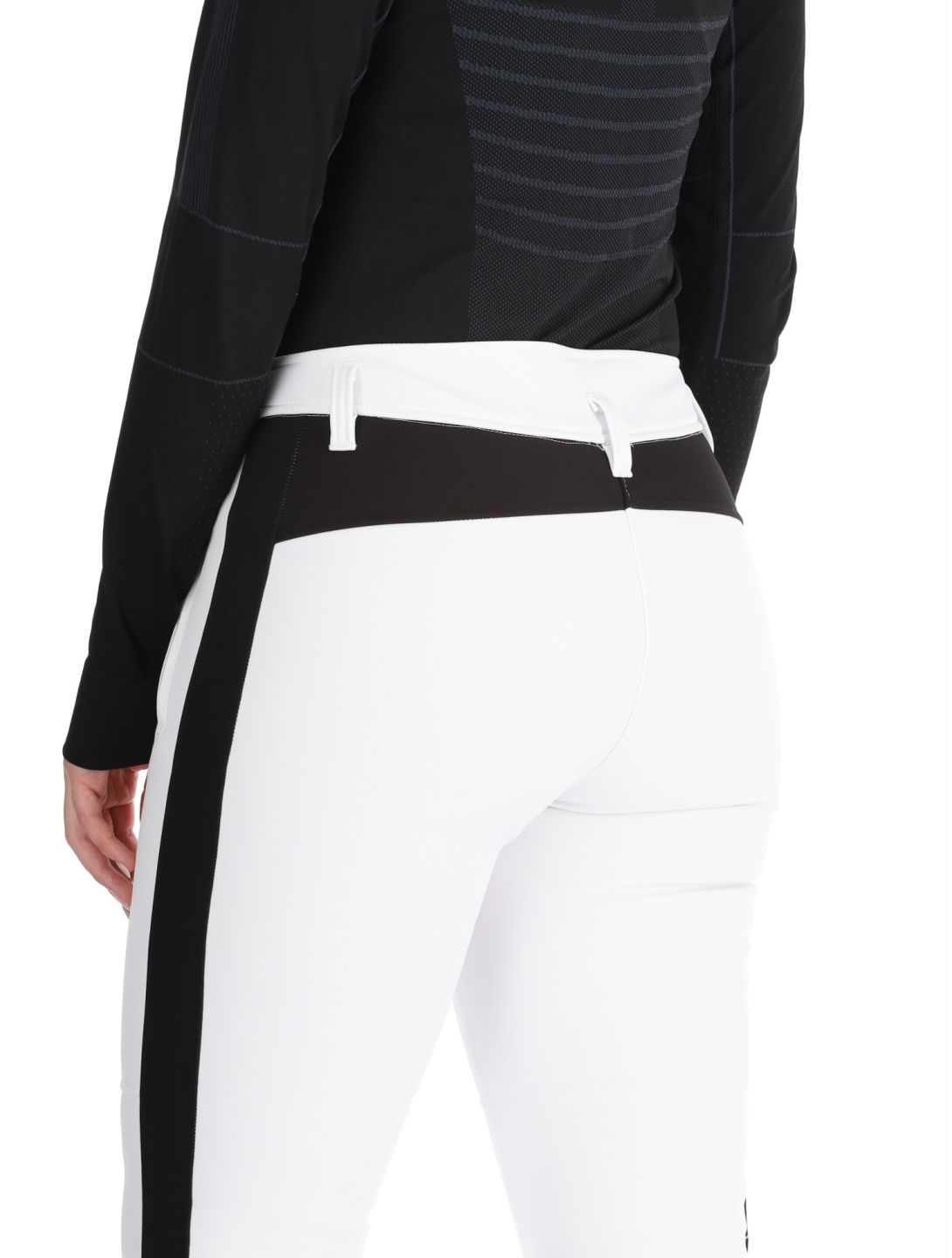 Deluni, Neva softshell ski pants women Optic White white 