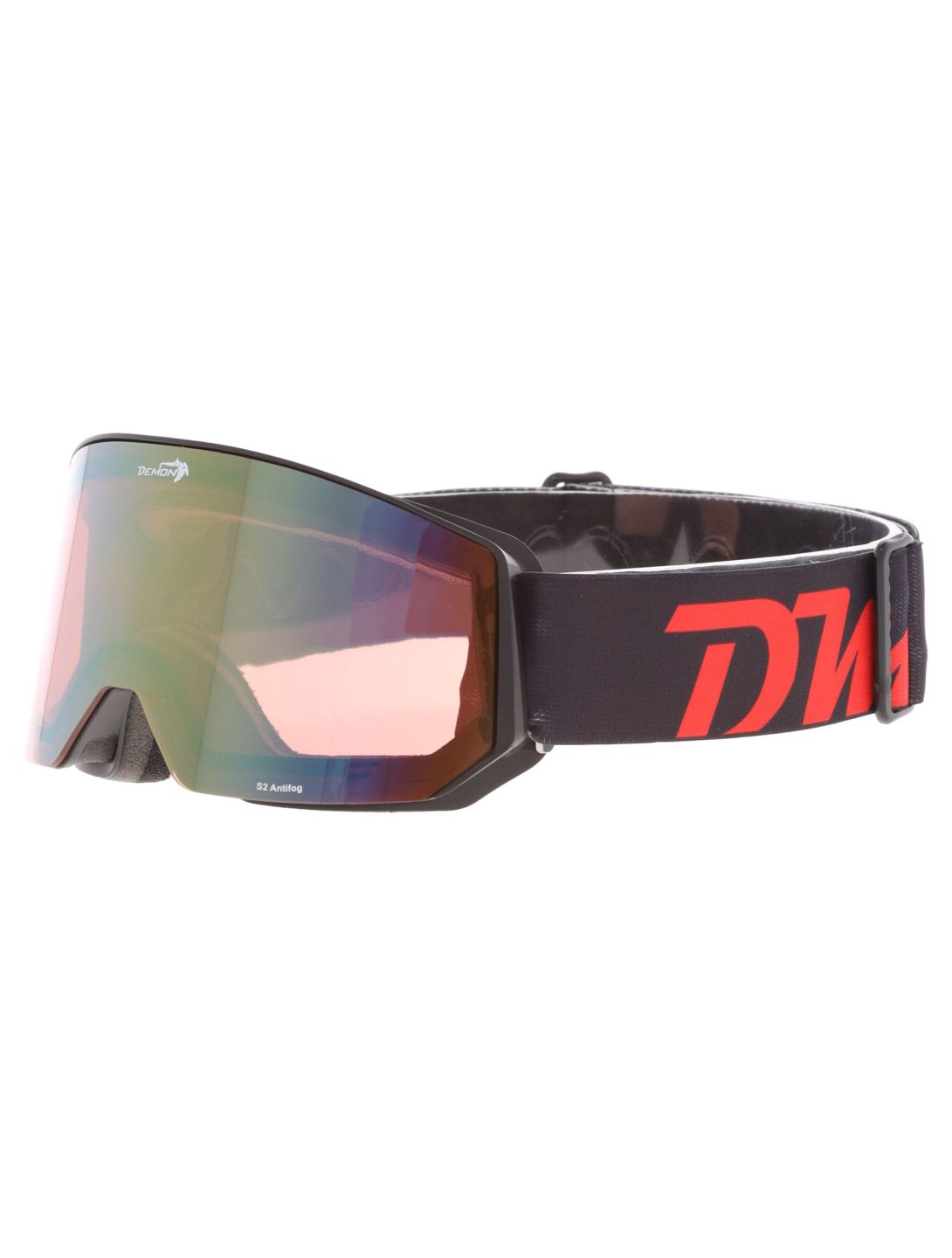 Demon, Intrepid (OTG) goggles OTG unisex Matt Black Red - Orange Red Mirror black 