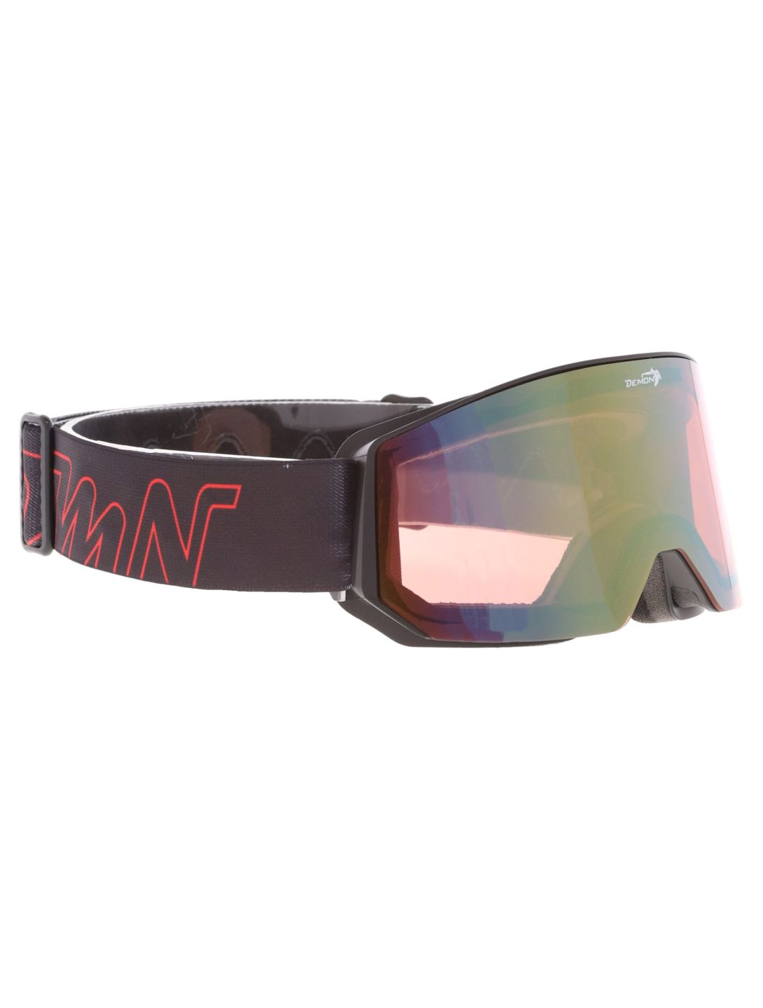 Demon, Intrepid (OTG) goggles OTG unisex Matt Black Red - Orange Red Mirror black 