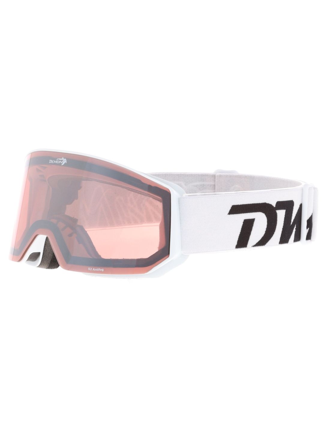 Demon, Intrepid (OTG) goggles unisex White - Orange Mirror white 