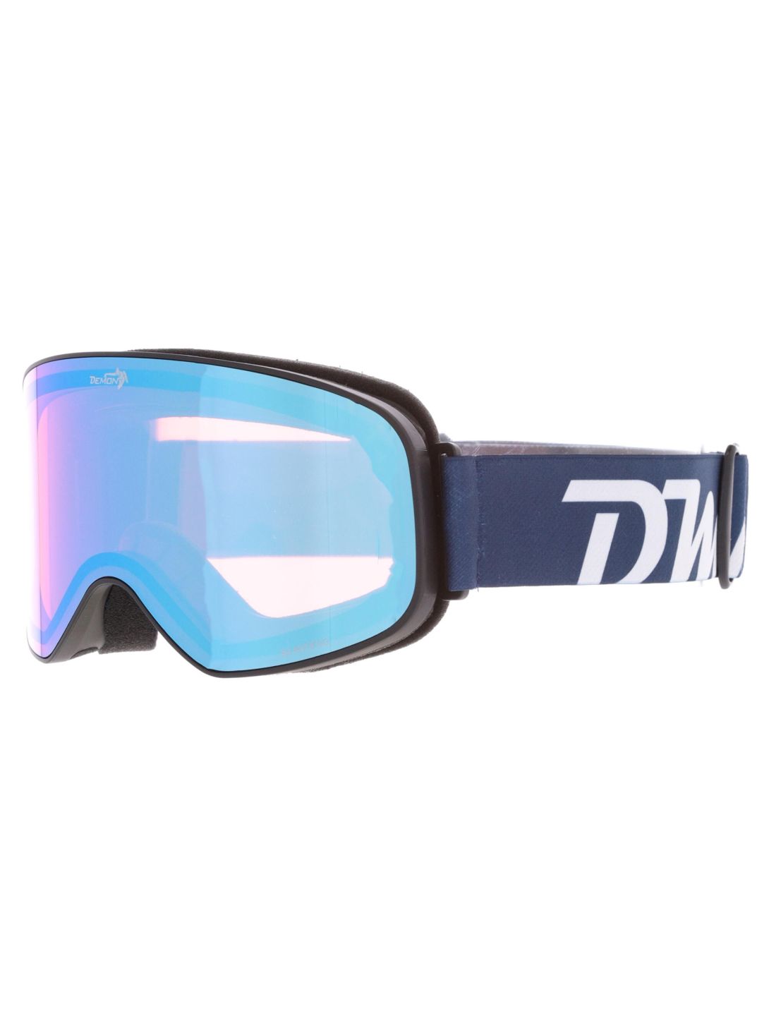 Demon, Master goggles unisex Matt Black Blue - Orange Blue Mirror black, blue 