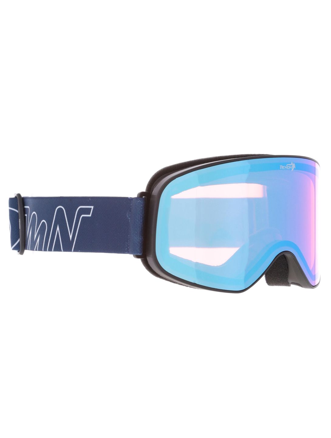 Demon, Master goggles unisex Matt Black Blue - Orange Blue Mirror black, blue 